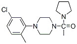 (9ci)-1-(5-氯-2-甲基苯基)-4-(1-吡咯烷乙?；?-哌嗪結(jié)構(gòu)式_604762-58-5結(jié)構(gòu)式