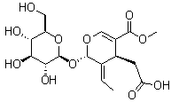 木樨欖苷-11-甲酯結構式_60539-23-3結構式