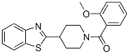 (9CI)-4-(2-苯并噻唑)-1-(2-甲氧基苯甲?；?-哌啶結構式_605627-98-3結構式