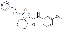 Cyclohexanecarboxamide, n-(2-furanylmethyl)-1-[[[(3-methoxyphenyl)amino]carbonyl]amino]-(9ci) Structure,605640-88-8Structure