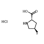 (4R)-4-fluoro-l-proline hcl Structure,60604-36-6Structure