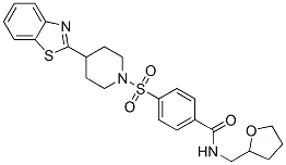 (9ci)-4-[[4-(2-苯并噻唑)-1-哌啶基]磺?；鵠-n-[(四氫-2-呋喃)甲基]-苯甲酰胺結(jié)構(gòu)式_606083-30-1結(jié)構(gòu)式