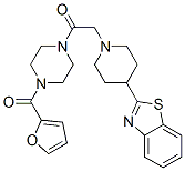 (9ci)-1-[[4-(2-苯并噻唑)-1-哌啶基]乙?；鵠-4-(2-呋喃羰基)-哌嗪結(jié)構(gòu)式_606083-53-8結(jié)構(gòu)式