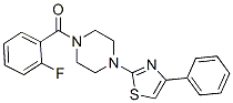 (9ci)-1-(2-氟苯甲?；?-4-(4-苯基-2-噻唑)-哌嗪結(jié)構(gòu)式_606087-51-8結(jié)構(gòu)式