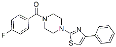 (9ci)-1-(4-氟苯甲?；?-4-(4-苯基-2-噻唑)-哌嗪結(jié)構(gòu)式_606087-52-9結(jié)構(gòu)式