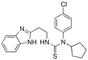 (9CI)-N-[2-(1H-苯并咪唑-2-基)乙基]-N-(4-氯苯基)-N-環(huán)戊基-硫脲結構式_606090-60-2結構式