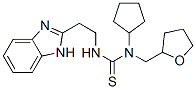 (9CI)-n-[2-(1H-苯并咪唑-2-基)乙基]-n-環(huán)戊基-n-[(四氫-2-呋喃)甲基]-硫脲結構式_606090-73-7結構式
