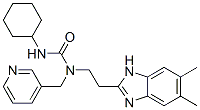 (9CI)-n-環(huán)己基-n-[2-(5,6-二甲基-1H-苯并咪唑-2-基)乙基]-n-(3-吡啶甲基)-脲結構式_606091-60-5結構式