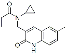 (9CI)-N-環(huán)丙基-N-[(1,2-二氫-6-甲基-2-氧代-3-喹啉)甲基]-丙酰胺結構式_606095-24-3結構式