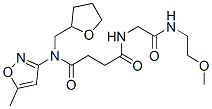 (9ci)-n-[2-[(2-甲氧基乙基)氨基]-2-氧代乙基]-n-(5-甲基-3-異噁唑基)-n-[(四氫-2-呋喃)甲基]-丁烷二酰胺結構式_606098-18-4結構式