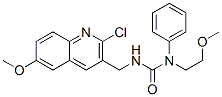 (9ci)-N-[(2-氯-6-甲氧基-3-喹啉)甲基]-N-(2-甲氧基乙基)-N-苯基脲結構式_606103-13-3結構式