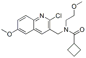 Cyclobutanecarboxamide, n-[(2-chloro-6-methoxy-3-quinolinyl)methyl]-n-(2-methoxyethyl)-(9ci) Structure,606103-23-5Structure