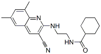 Cyclohexanecarboxamide, n-[2-[(3-cyano-6,8-dimethyl-2-quinolinyl)amino]ethyl]-(9ci) Structure,606105-71-9Structure