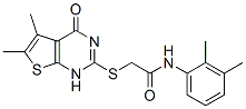 (9ci)-2-[(1,4-二氫-5,6-二甲基-4-氧代噻吩并[2,3-d]嘧啶-2-基)硫代]-n-(2,3-二甲基苯基)-乙酰胺結構式_606107-78-2結構式