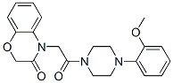(9ci)-1-[(2,3-二氫-3-氧代-4H-1,4-苯并噁嗪-4-基)乙?；鵠-4-(2-甲氧基苯基)-哌嗪結構式_606118-13-2結構式