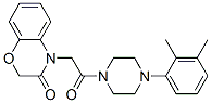 (9ci)-1-[(2,3-二氫-3-氧代-4H-1,4-苯并噁嗪-4-基)乙?；鵠-4-(2,3-二甲基苯基)-哌嗪結(jié)構(gòu)式_606118-30-3結(jié)構(gòu)式