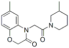 (9ci)-1-[(2,3-二氫-6-甲基-3-氧代-4H-1,4-苯并噁嗪-4-基)乙?；鵠-3-甲基-哌啶結(jié)構(gòu)式_606119-46-4結(jié)構(gòu)式