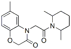 (9ci)-1-[(2,3-二氫-6-甲基-3-氧代-4H-1,4-苯并噁嗪-4-基)乙酰基]-2,6-二甲基-哌啶結(jié)構(gòu)式_606119-48-6結(jié)構(gòu)式