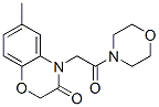 (9ci)-4-[(2,3-二氫-6-甲基-3-氧代-4H-1,4-苯并噁嗪-4-基)乙?；鵠-嗎啉結(jié)構(gòu)式_606119-50-0結(jié)構(gòu)式