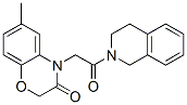 (9ci)-2-[(2,3-二氫-6-甲基-3-氧代-4H-1,4-苯并噁嗪-4-基)乙酰基]-1,2,3,4-四氫-異喹啉結(jié)構(gòu)式_606119-69-1結(jié)構(gòu)式