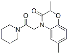 (9ci)-1-[(2,3-二氫-2,6-二甲基-3-氧代-4H-1,4-苯并噁嗪-4-基)乙?；鵠-哌啶結(jié)構(gòu)式_606119-94-2結(jié)構(gòu)式