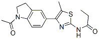 (9CI)-N-[4-(1-乙?；?2,3-二氫-1H-吲哚-5-基)-5-甲基-2-噻唑]-丙酰胺結(jié)構(gòu)式_606121-86-2結(jié)構(gòu)式