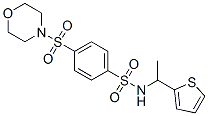 (9ci)-4-(4-嗎啉磺?；?-n-[1-(2-噻吩)乙基]-苯磺酰胺結(jié)構(gòu)式_606133-16-8結(jié)構(gòu)式
