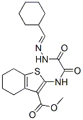 (9ci)-2-[[[(環(huán)己基亞甲基)肼基]氧代乙?；鵠氨基]-4,5,6,7-四氫-苯并[b]噻吩-3-羧酸甲酯結(jié)構(gòu)式_606484-66-6結(jié)構(gòu)式