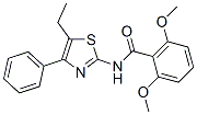 (9ci)-n-(5-乙基-4-苯基-2-噻唑)-2,6-二甲氧基-苯甲酰胺結(jié)構(gòu)式_606922-63-8結(jié)構(gòu)式