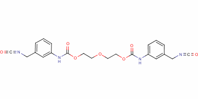 氧基二乙烯雙[(3-異氰?；谆交?氨基甲酸酯]結(jié)構(gòu)式_60732-52-7結(jié)構(gòu)式