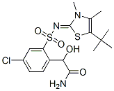  4-氯-2-[[[5-(1,1-二甲基乙基)-3,4-二甲基-2(3h)-噻唑]氨基]磺?；鵠--alpha--羥基-苯乙酰胺結(jié)構(gòu)式_612537-42-5結(jié)構(gòu)式