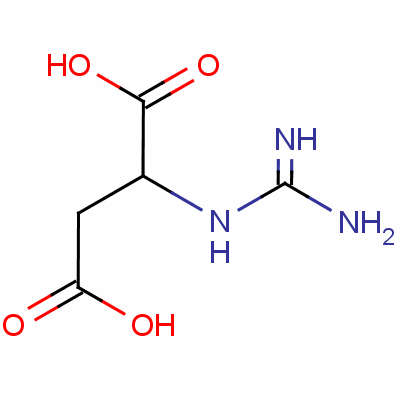 2-胍基琥珀酸結(jié)構(gòu)式_6133-30-8結(jié)構(gòu)式