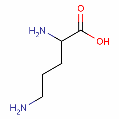DL-鳥(niǎo)氨酸結(jié)構(gòu)式_616-07-9結(jié)構(gòu)式