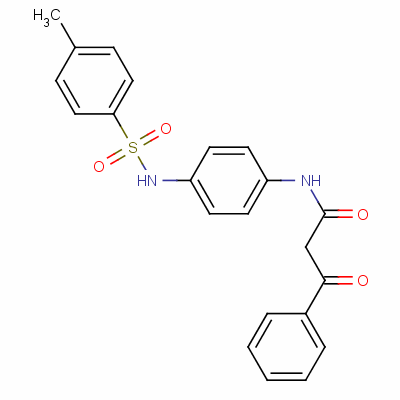 3-氧代-3-苯基-N-[4-[[(對(duì)甲苯)磺?；鵠氨基]苯基]丙酰胺結(jié)構(gòu)式_61791-82-0結(jié)構(gòu)式