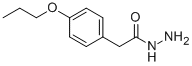 4-Propoxy-benzeneacetic acid hydrazide Structure,61904-56-1Structure