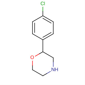 2-(4-氯苯基)嗎啉結(jié)構(gòu)式_62243-66-7結(jié)構(gòu)式