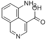 (9ci)-5-氨基-4-異喹啉羧酸結構式_62781-93-5結構式