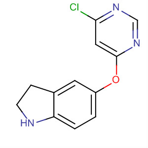 5-(6-氯-嘧啶-4-基氧基)-2,3-二氫-吲哚結構式_630126-17-9結構式