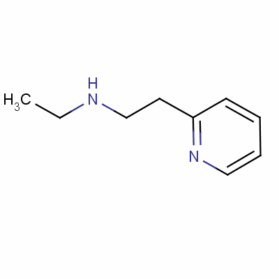 2-(2-乙基氨基乙基)吡啶結構式_6304-26-3結構式