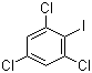 1-碘-2,4,6-三氯苯結構式_6324-50-1結構式