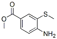 Benzoic acid, 4-amino-3-(methylthio)-, methyl ester (9ci) Structure,634602-34-9Structure