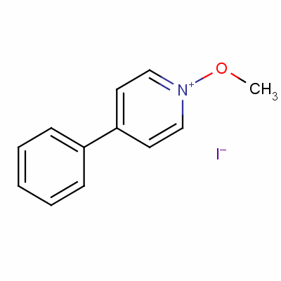 1-甲氧基-4-苯基吡啶鎓碘化物結(jié)構(gòu)式_63467-34-5結(jié)構(gòu)式