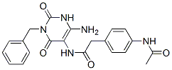  4-(乙?；被?-n-[4-氨基-1,2,3,6-四氫-2,6-二氧代-1-(苯基甲基)-5-嘧啶]-苯乙酰胺結(jié)構(gòu)式_637334-91-9結(jié)構(gòu)式