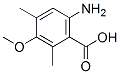 Benzoic acid, 6-amino-3-methoxy-2,4-dimethyl-(9ci) Structure,637347-87-6Structure
