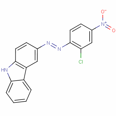 3-[(2-氯-4-硝基苯基)氮雜]-9H-咔唑結構式_64071-87-0結構式
