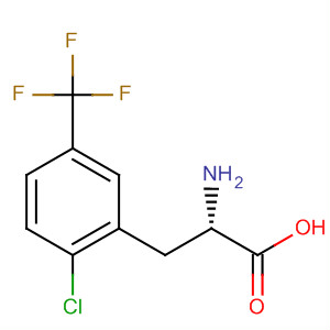2-氯-5-(三氟甲基)-DL-苯基丙氨酸結構式_64134-20-9結構式