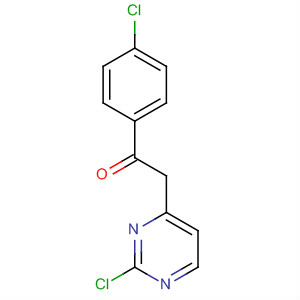 1-(4-氯苯基)-2-(2-氯嘧啶-4-基)乙酮結(jié)構(gòu)式_646527-94-8結(jié)構(gòu)式