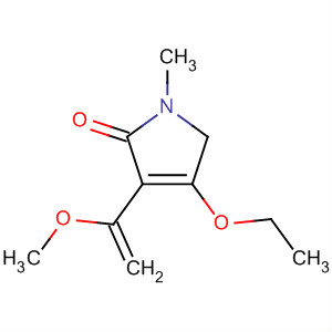 2H-pyrrol-2-one,4-ethoxy-1,5-dihydro-3-(1-methoxyethenyl)-1-methyl-(9ci)Structure,651322-77-9Structure 2H-pyrrol-2-one,4-ethoxy-1,5-dihydro-3-(1-methoxyethenyl)-1-methyl-(9ci) Structure,651322-77-9Structure