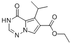 1,4-二氫-5-(1-甲基乙基)-4-氧代-吡咯并[2,1-f][1,2,4]噻嗪-6-羧酸乙酯結構式_651744-40-0結構式