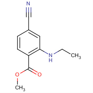 Benzoic acid, 4-cyano-2-(ethylamino)-, methyl ester (9ci) Structure,652997-54-1Structure